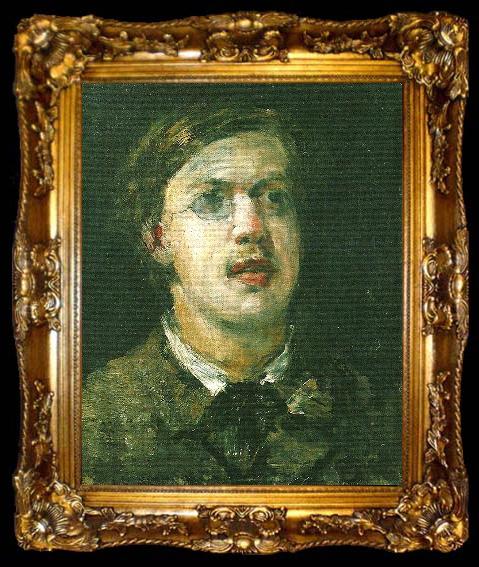 framed  Ernst Josephson Portratt av doktor Axel Munthe, ta009-2